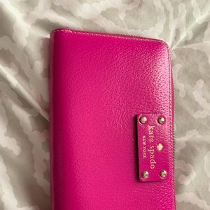 Magenta Kate Spade wallet